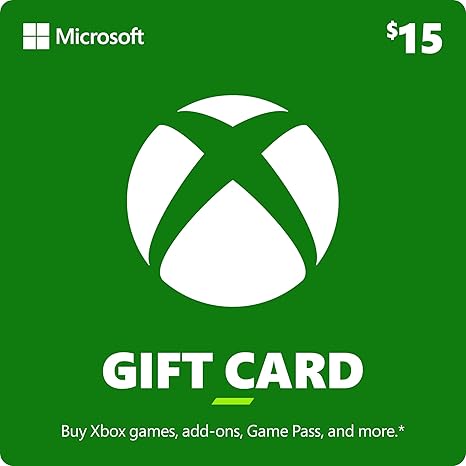 $15 Xbox Gift Card [Digital Code]
