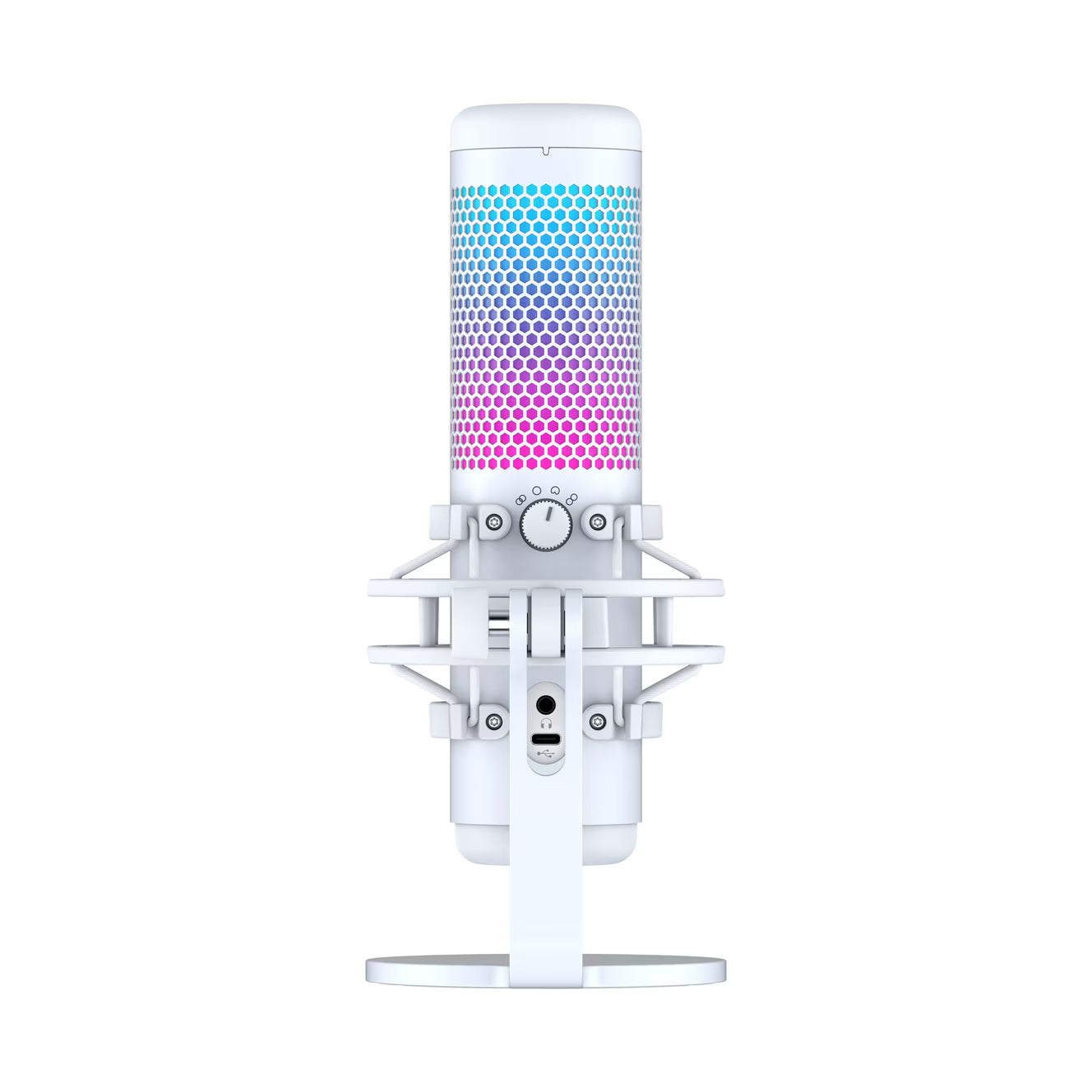 HyperX Quadcast S White RGB USB Condenser Microphone